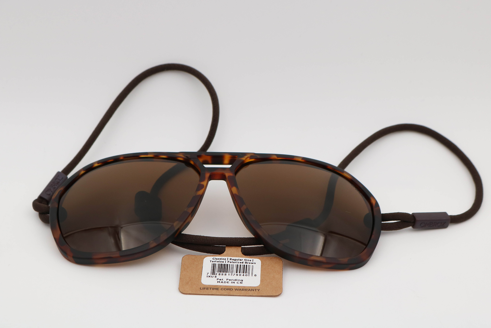 OMBRAZ CLASSIC Tortoise イエローレンズ レギュラー Ombraz Classics, Polarized