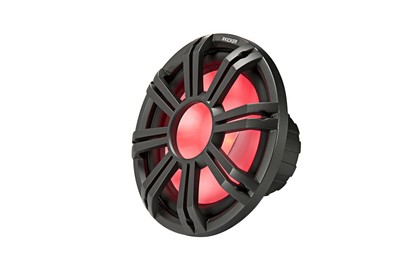 Kicker KMG12 12-Inch (30cm) Grille for KM12 and KMF12 Subwoofer, LED, Charcoal