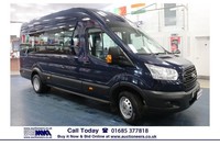 2017 Ford Transit T460 2.2TDCI ECONETICTECH 125PS 17 SEAT MINIBUS (EURO 6). ----