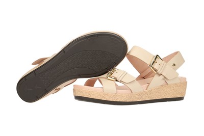 PIKOLINOS PIKOLINOS SCHUHE MYKONOS BEIGE DAMEN SANDALE SANDALETTEN W1G-1589 MARFIL NEU
