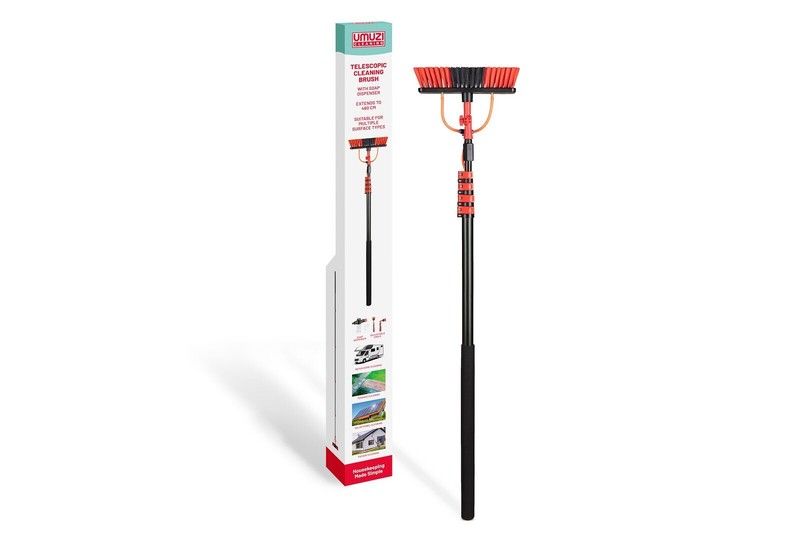 Umuzi Cleaning Teleskop-WaschbÃ¼Rste 4,6m