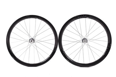 NEW take off ENVE SES 3.4 AR Disc 700C Carbon Wheelset w/ Silver Chris King R45D