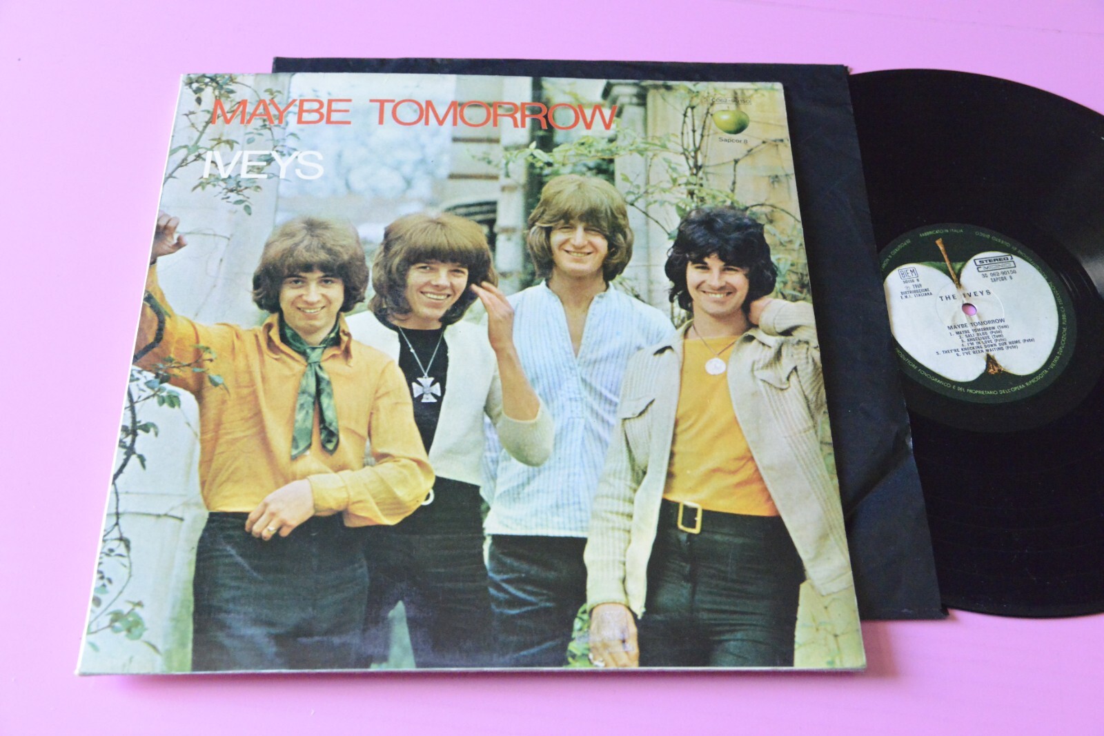 The Iveys LP Maybe Tomorrow Orig Italy 1969 NM Laminated