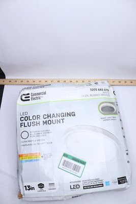 Hampton Bay  LED Flush Mount Color Selectable 13'' 56584112
