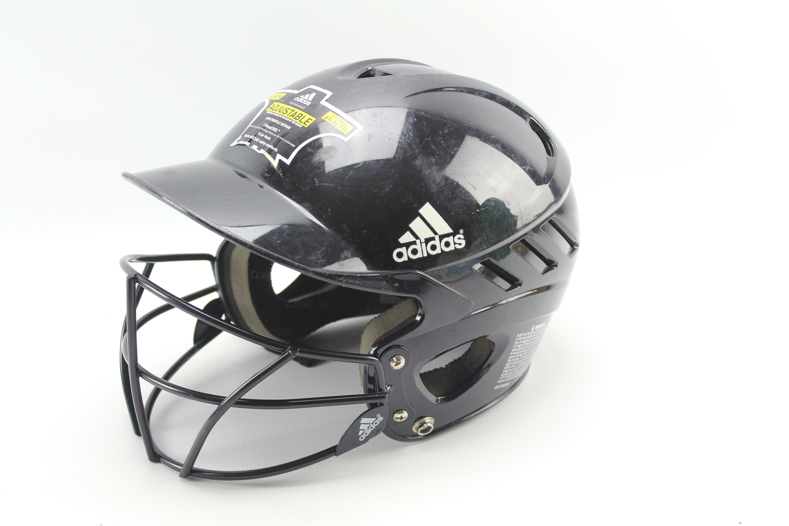 Adidas Phenom Adjustable Batter Helmet Low Profile ClimaCool 6 3/4 - 7 3/8