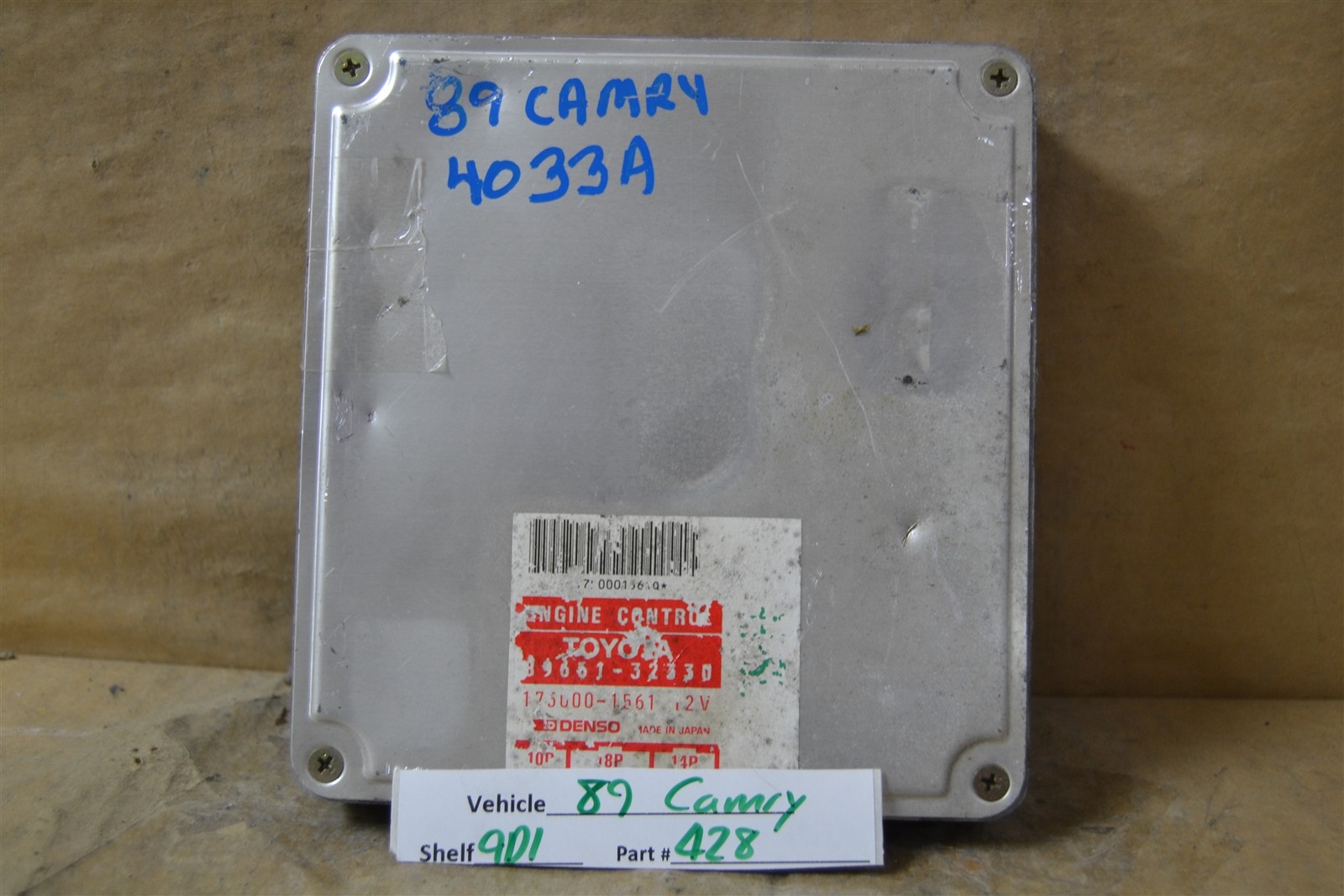 8966132330 Toyota Camry 1988-89 Engine Control Unit ECU