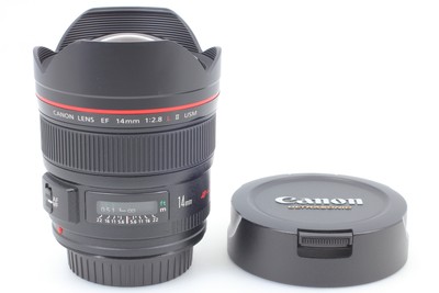 Canon EF 14mm f/2.8 L II USM f2.8l Fisheye super-wide-angle Lens From JAPAN MINT