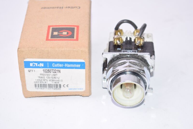 NEW Eaton Cutler-Hammer 10250T221N Prestest Light 120V NEMA 4 