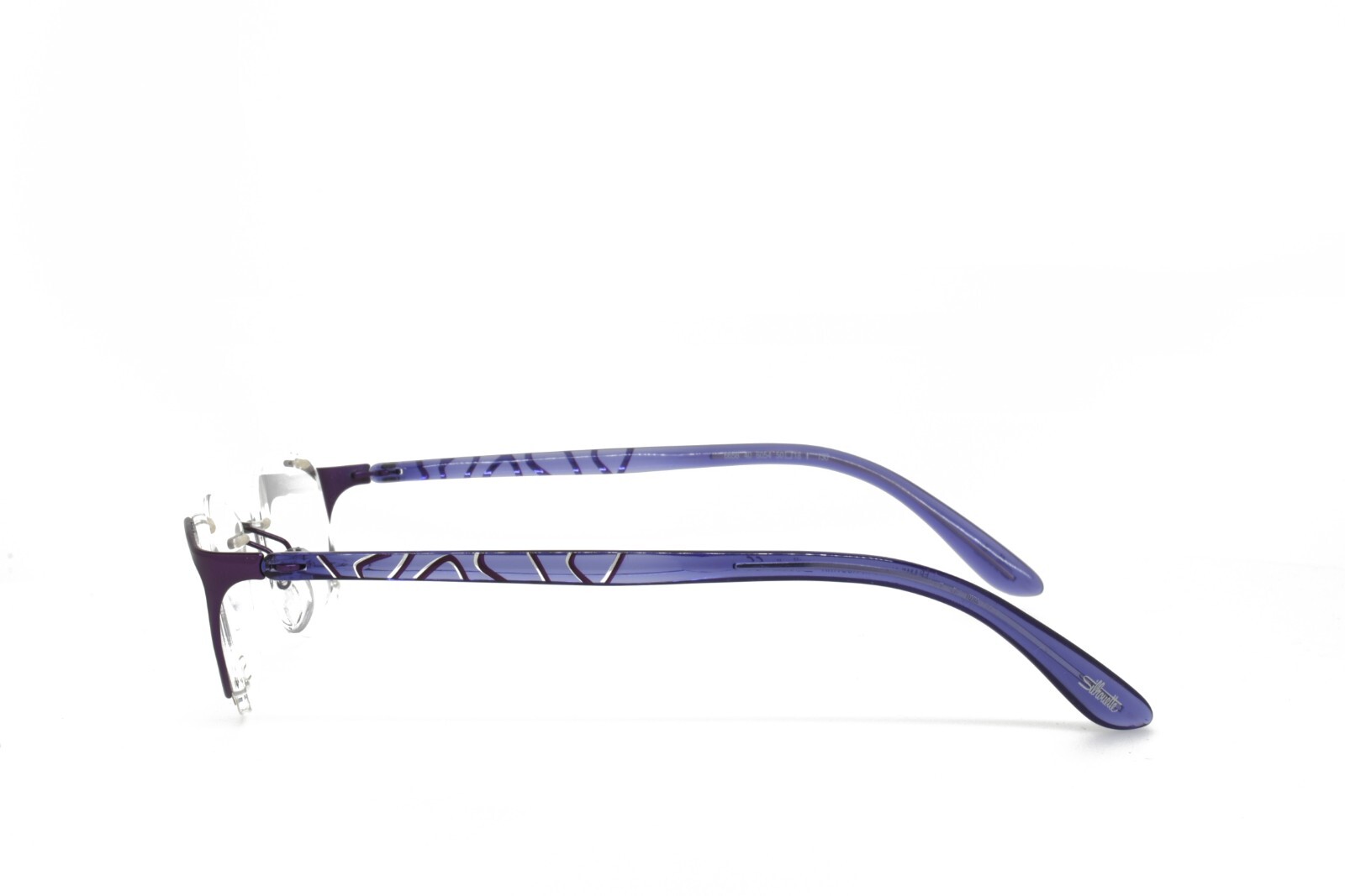 SILHOUETTE 6658 40 6054 50-18-130 PURPLE New Authentic Eyeglasses