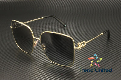 Pre-owned Tiffany & Co . Tf3094 6198t3 Pale Gold Grey Gradpolarized 58mm Women's Sunglasses In Grey Gradient Polar