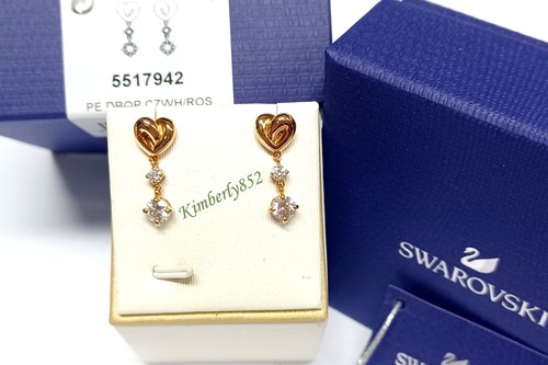 SWAROVSKI★[正規品] Lifelong Heart Drop Earrings 5517942 Buy Swarovski Lifelong Heart drop earrings, Heart, White