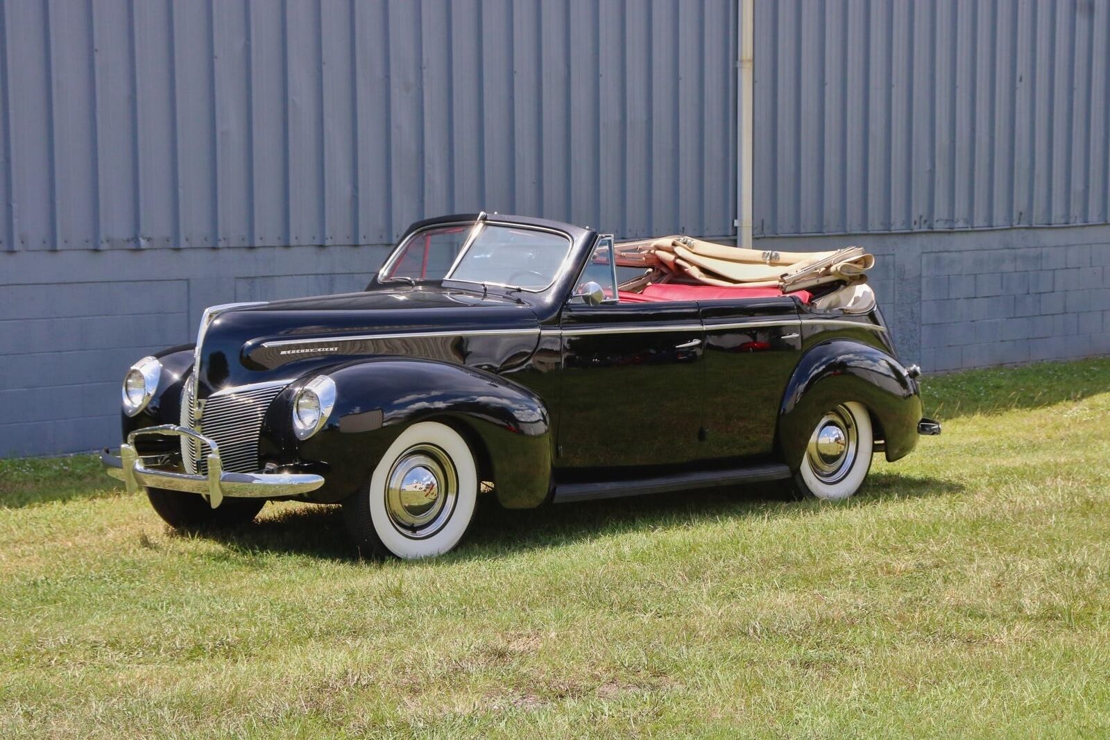 1940 Mercury Eight  4 Door Convertible Black