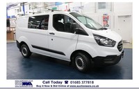2019 Ford Transit Custom 300 LEADER 2.0TDCI ECOBLUE 105PS SWB 6 SEAT CREW VAN (E