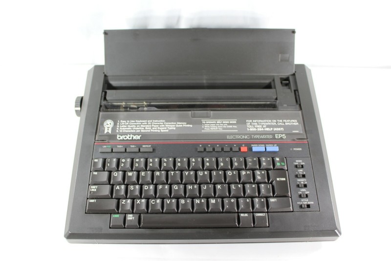 1987 Brother EP5 on the Typewriter Database