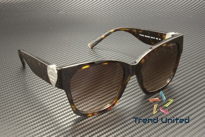 Pre-owned Tiffany & Co Tiffany Tf4216 80153b Havana Brown Gradient 54 Mm Women's Sunglasses