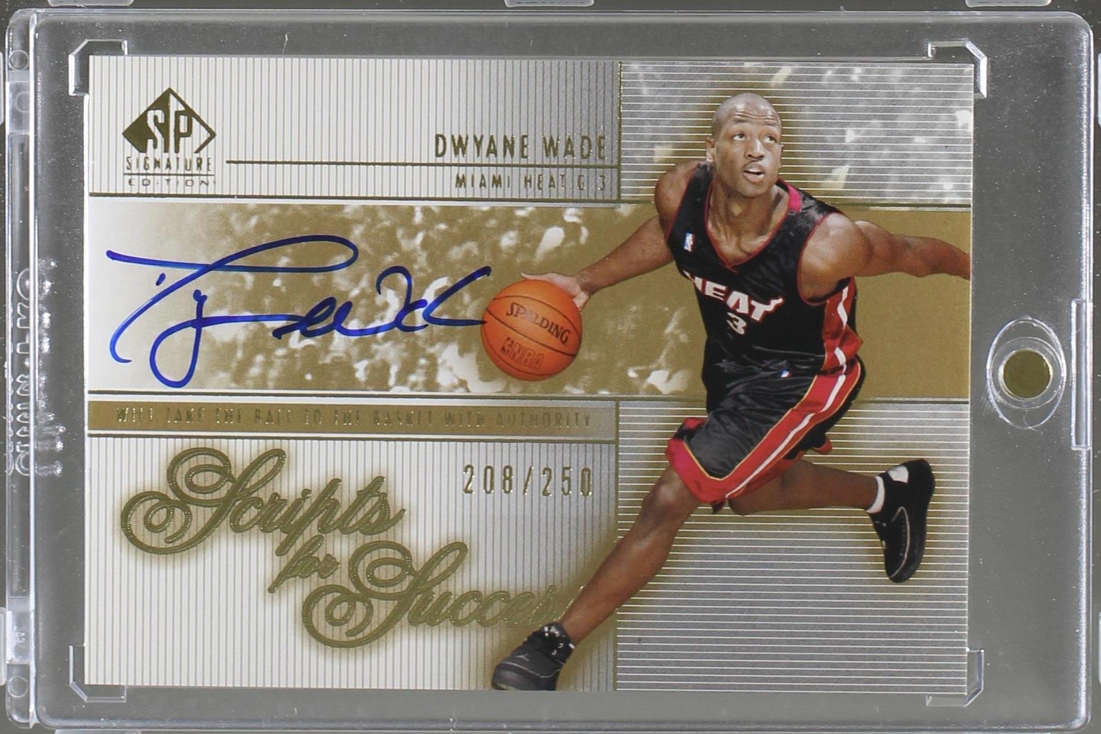 2003-04 SP Signature Edition - Dwyane Wade #SS-DY