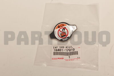Toyota 1640117010 Genuine Radiator Cap Sub-Assy 16401-17010