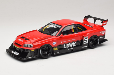 Nissan Skyline ER34 LB Super Silhouette Active Red 1:18 GT Spirit | GT570