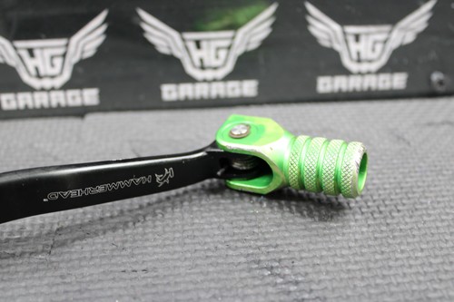 2009 09-11 KAWASAKI KX450F HAMMERHEAD FORGED GREEN SHIFT LEVER GEAR CHANGE PEDAL