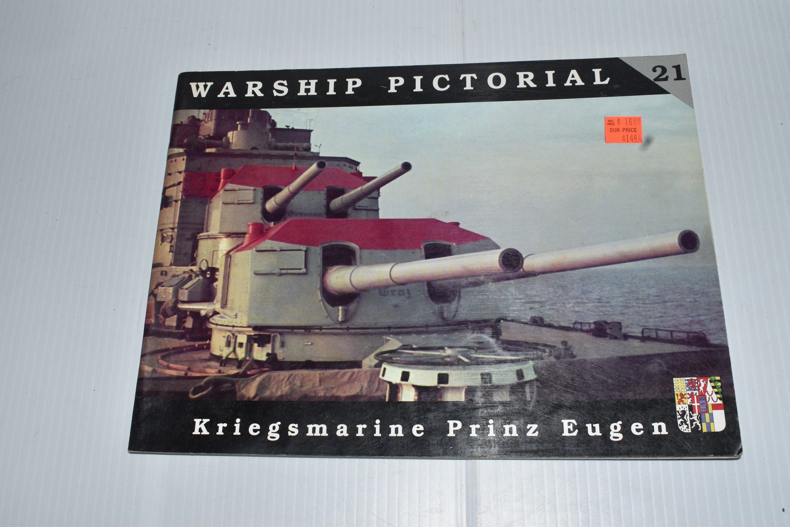Warship Pictorial #21 Kriegsmarine Prinz Eugen (OVF4)