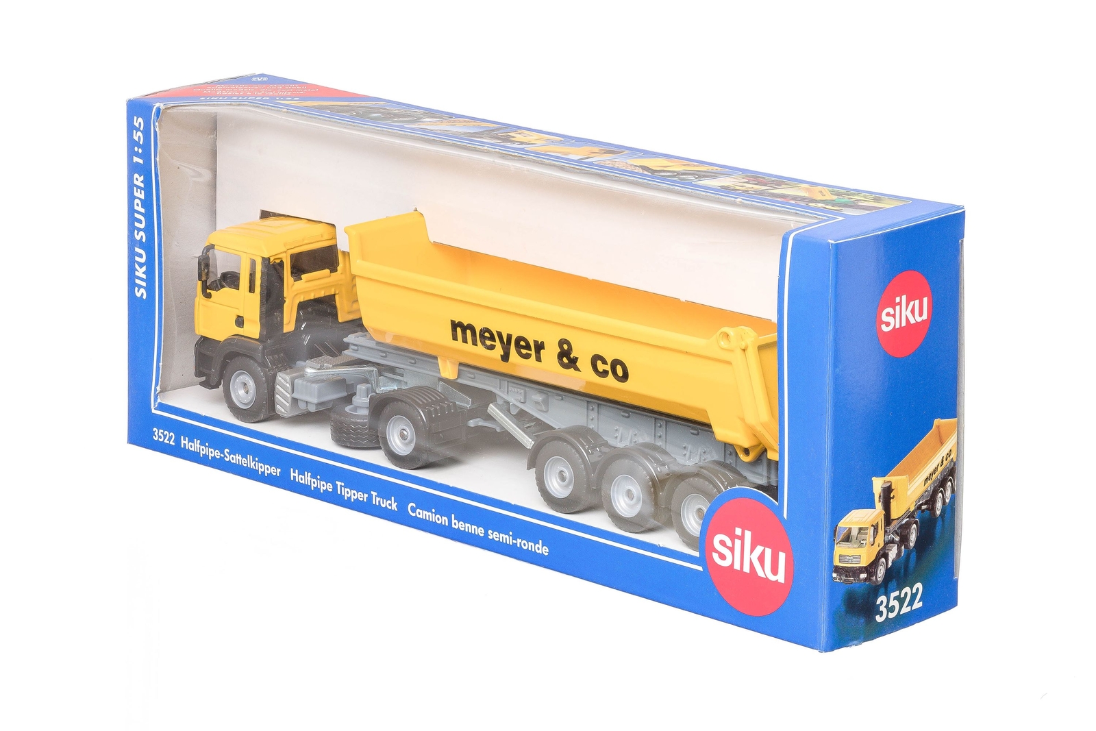 Siku 3522 MAN Halfpipe-Sattelkipper (Meyer & Co) 1:55 OVP