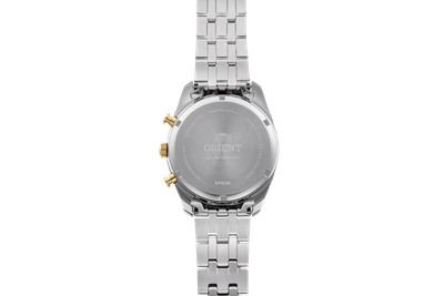 Pre-owned Orient Solar Quartz Chronograph Ra-tx0302s10b Ra-tx0302s