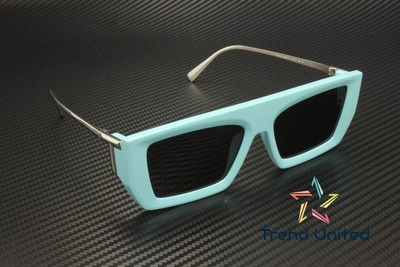 Pre-owned Tiffany & Co Tiffany Tf4214u 8388s4 Tiffany Blue Dark Grey 54 Mm Women's Sunglasses In Gray