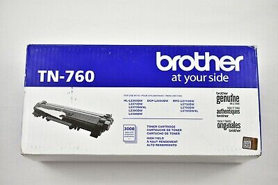 Brother TN760 Black High Yield Toner Cartridge  Genuine L2350DW