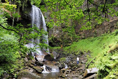 Photo 6x4 Melin Court Falls near Neath Melincourt Melin Court Falls near  c2010