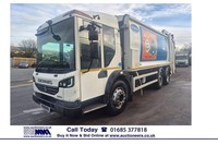 2015 Dennis ELITE 6 (6) 6X2 AUTO 26TON OLYMPUS BODY REAR STEER REFUSE C/W ZOELLE