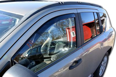 Deflettori Compass 2017 Antivento Per 5 Porte Dal 2017 - Coppia Anteriore, Colore Fume, Omologato Jeep Compass - Foto 10