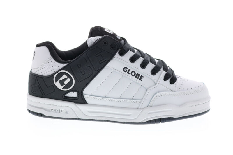 Globe Tilt GBTILT Mens White Nubuck Skate Inspired Sneakers Shoes