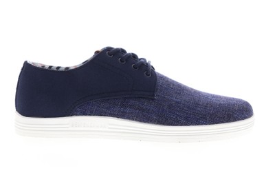 

Ben Sherman Preston BNM00119 Мужские синие парусиновые кроссовки в клетку Lifestyle Обувь 10, Синий, Ben Sherman Preston