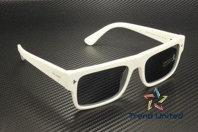 Pre-owned Prada Pr A10s 17k07t White Blue Vintage 59 Mm Men's Sunglasses