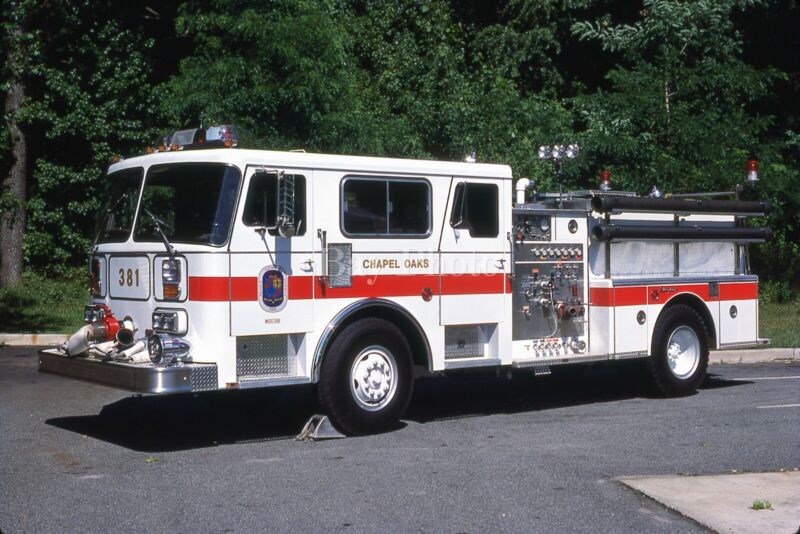 Fire Apparatus Slide- Chapel Oaks MD Fire Department Engine 381 Seagrave