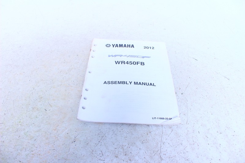 2012 YAMAHA WR450F SERVICE MANUAL BOOK LIT-11666-25-58 | eBay
