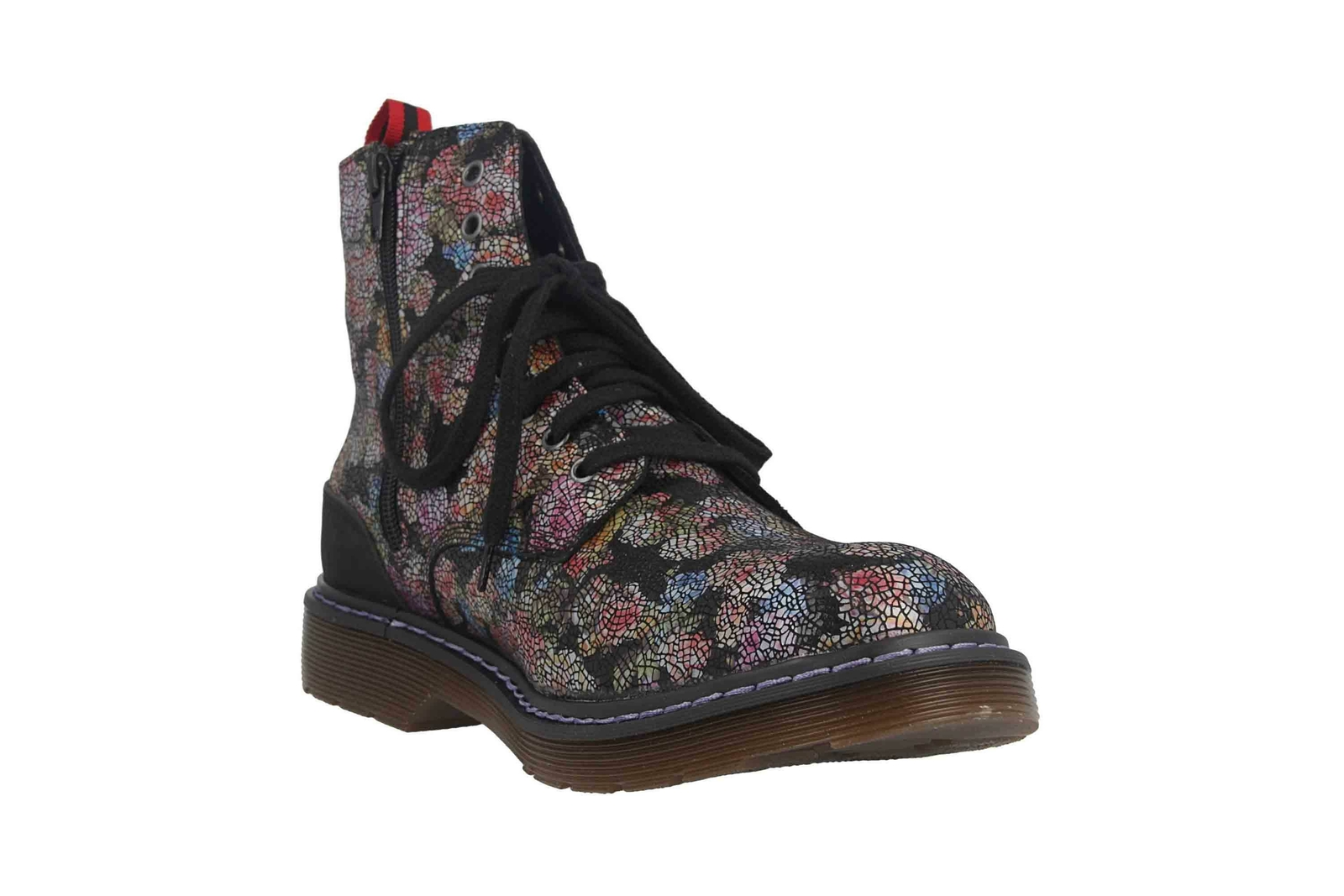 MANITU MANITU STIEFELETTEN 962052-0 DAMENSCHUHE ÜBERGRÖSSEN MEHRFARBIG