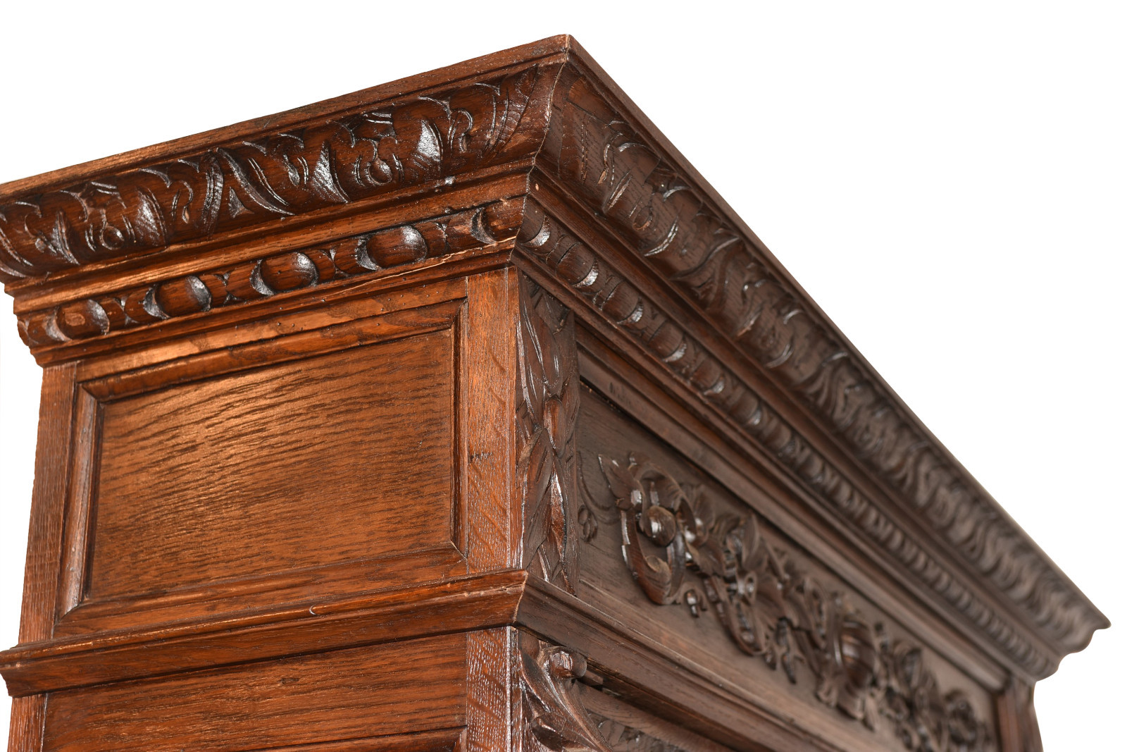 Wonderful Antique French Hunt Cabinet, Oak, 19th Century