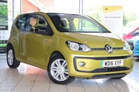 2016 Volkswagen up! 1.0 High Up 3dr Hatchback Petrol Manual