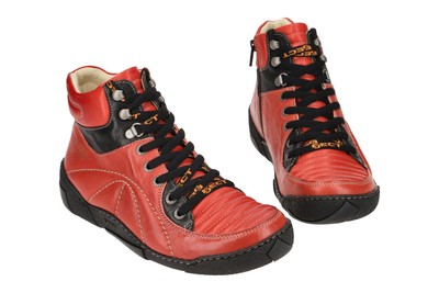 EJECT EJECT ICE DAMEN STIEFELETTEN - SPORTLICHE STIEFELETTE ROT FREIZEIT NEU