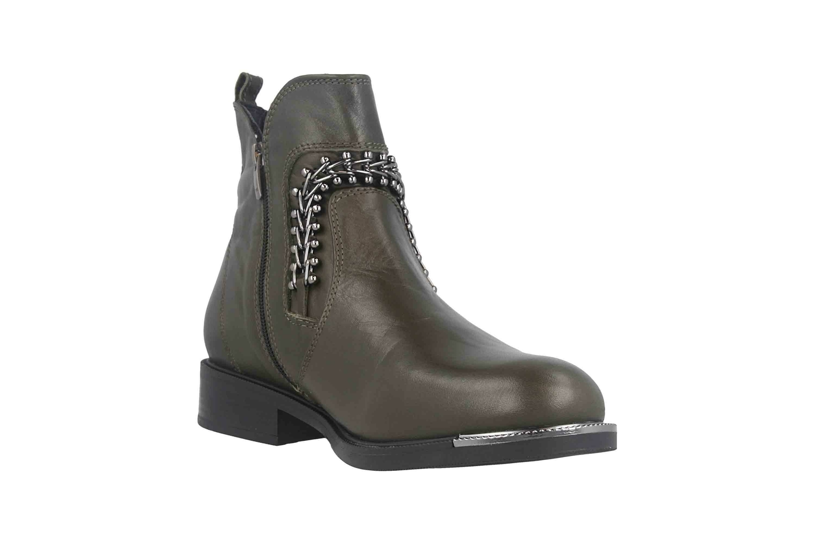 BABOOS BABOOS STIEFELETTEN 02.08-1 298 DAMENSCHUHE ÜBERGRÖSSEN GRÜN