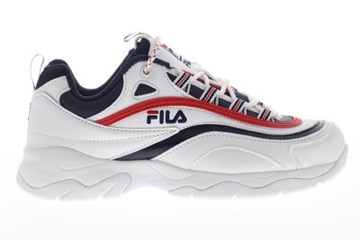 

Fila Ray 1CM00501-125 Мужские белые синтетические кроссовки для образа жизни на шнуровке, Белый, Fila Fila Ray