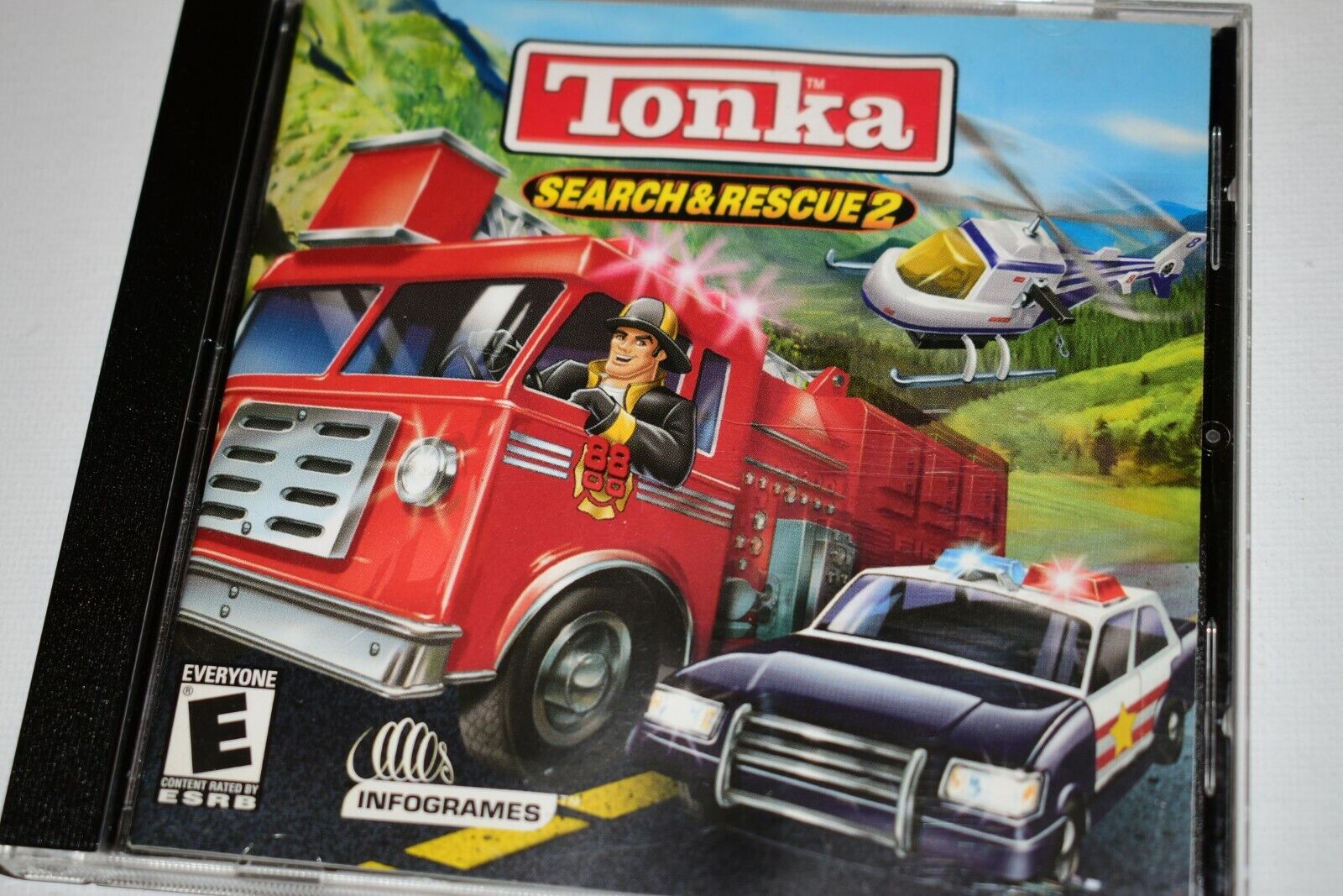 TONKA Search and Rescue 2 CD ROM game Fire Police vehicles A