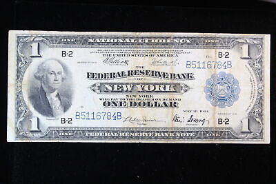 Series 1918 $1 National The Federal Reserve Bank of NY NY May 18, 1914 4O5S