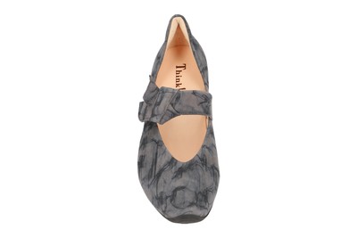 THINK THINK AIDA DAMENSCHUHE - RIEMCHEN PUMPS GRAU ELEGANT NEU