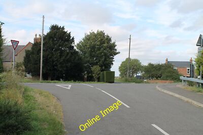 Photo 6x4 Road Junction at Twenty Twenty/TF1520 Station road joins the A c2012