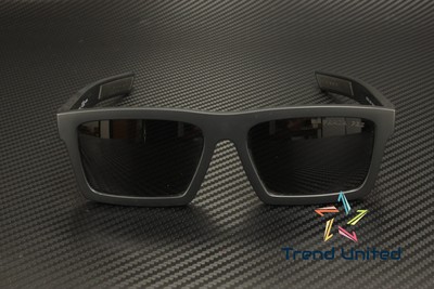 Pre-owned Prada Ps 02zsu 1bo02g Matte Black Dark Grey Polar Polarized 55mm Mens Sunglasses In Gray