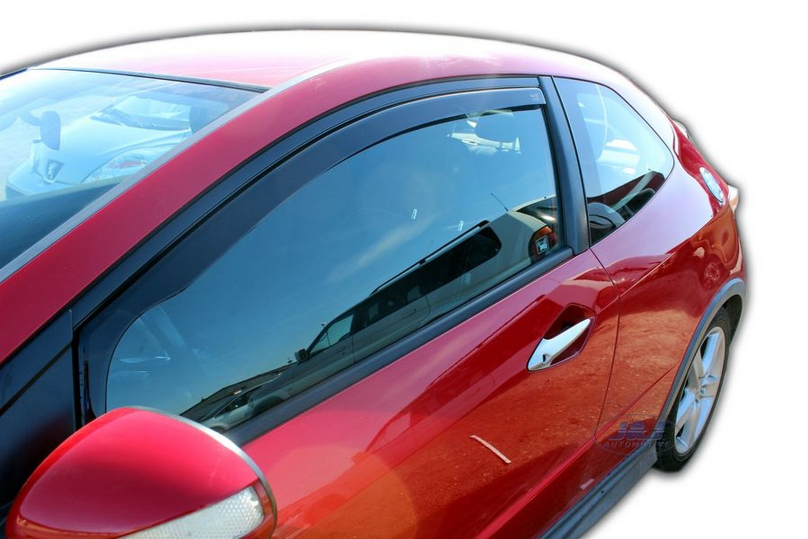 DHO17143 Honda Civic mk8 3 door GT FN2 Type R wind deflectors 2pc HEKO