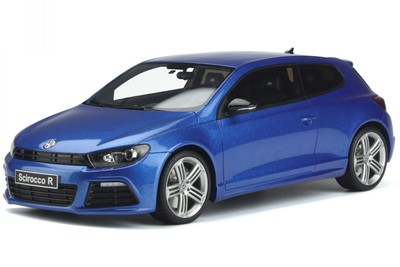 VW Scirocco R MK3 2008 blue metallic resin model car OT390 Otto 1:18