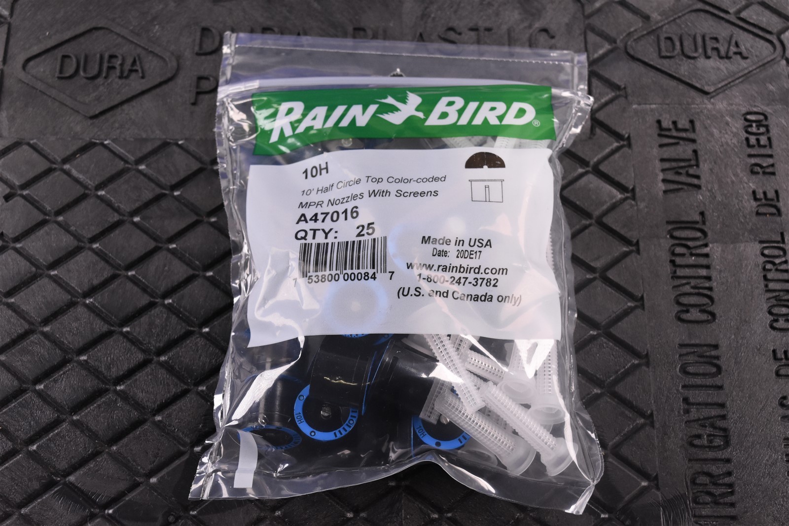 25 Rainbird 10H 10' Half-Circle Pattern Sprinkler Nozzles (180 Degree)